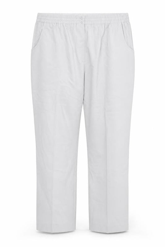 Damart Womens Grey Polyester Trousers Size 28 L28 in Regular