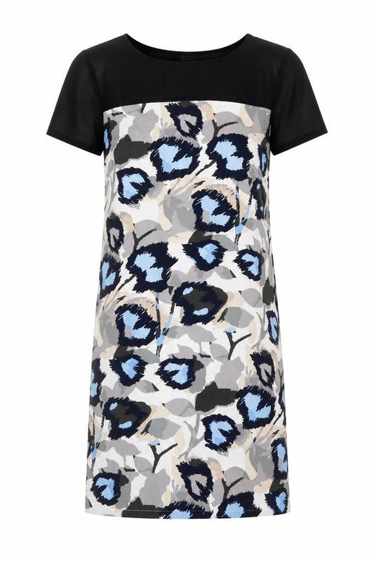 VERO MODA Womens Multicoloured Floral Polyester Shift Size XS Round Neck Pullover