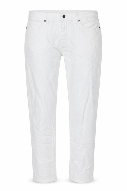 Marks & Spencer Womens White Cotton Skinny Jeans Size 38 in L30 in Regular Zip