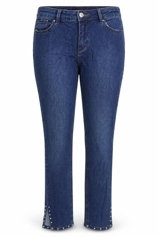 TU Womens Blue Cotton Skinny Jeans Size 12 L27 in Regular Zip