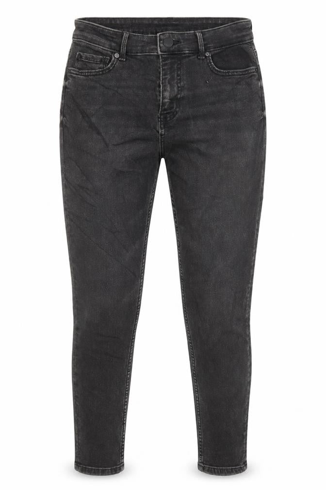 Marks & Spencer Womens Black Cotton Skinny Jeans Size 10 L25 in Regular Button