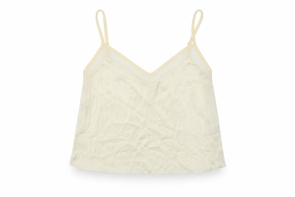 ASOS Womens Beige Polyester Camisole Blouse Size S V-Neck
