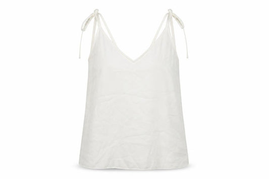 River Island Womens White Polyester Camisole Blouse Size 8 V-Neck