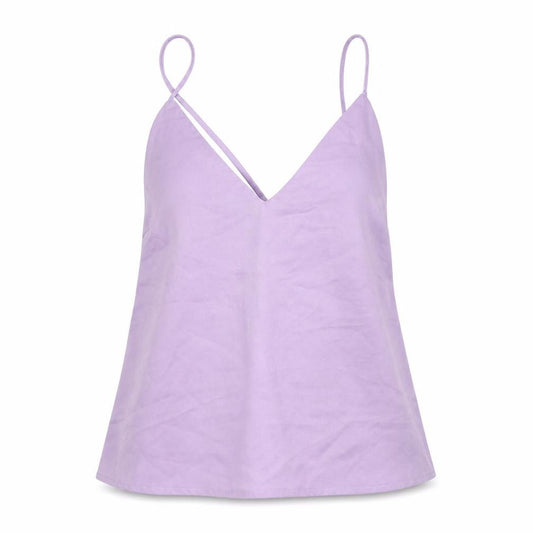 Nasty Gal Womens Purple Polyester Camisole Tank Size 6 V-Neck - Open Back