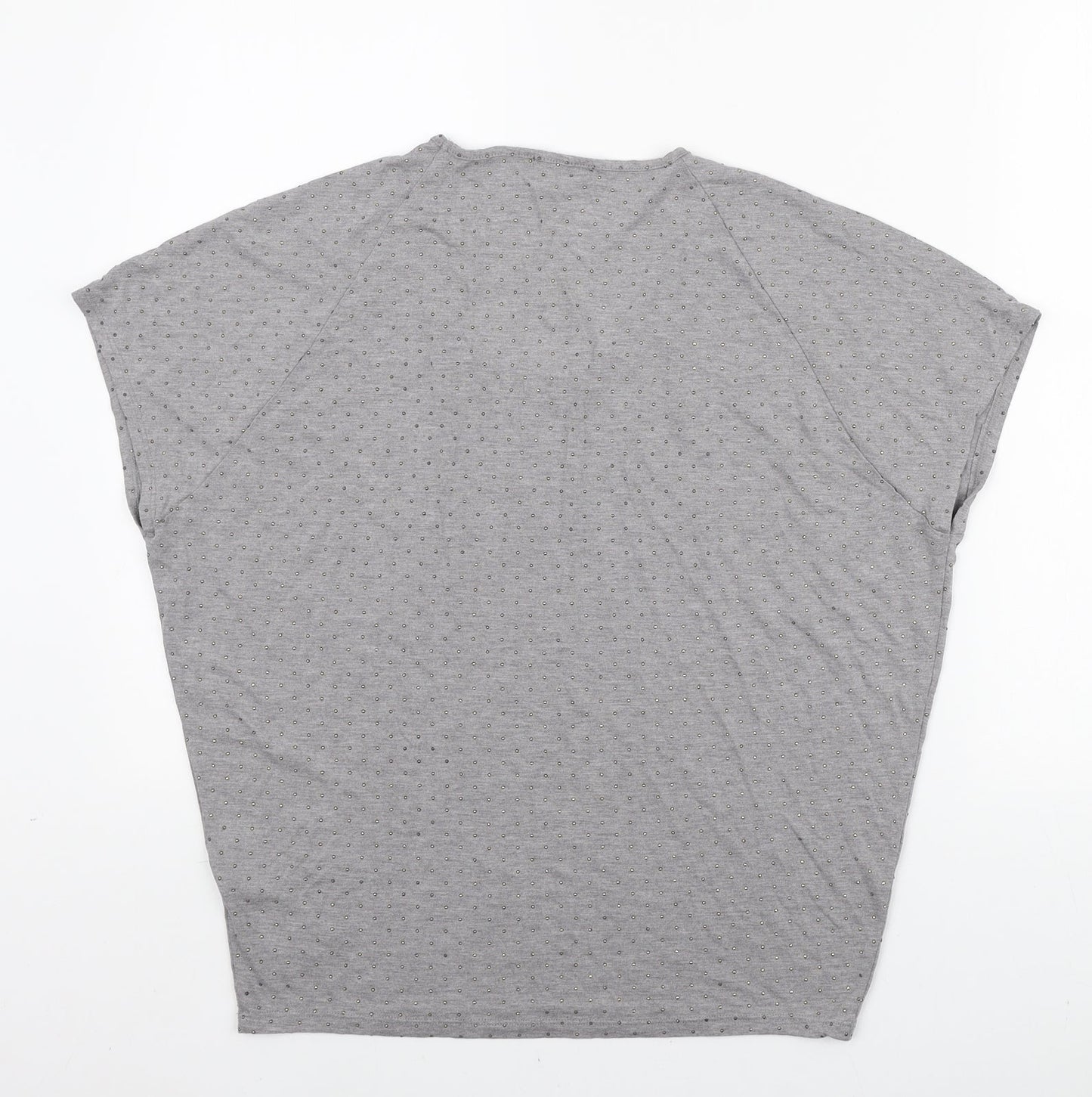 Gap Womens Green Viscose Basic T-Shirt Size S Scoop Neck