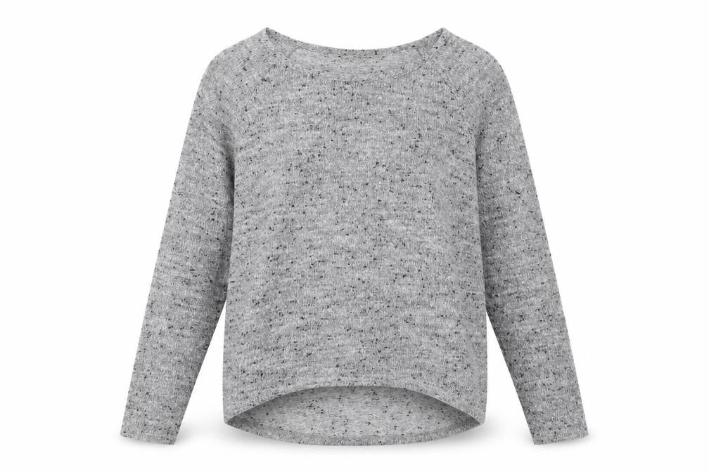Oasis Womens Grey Boat Neck Polyester Pullover Jumper Size M