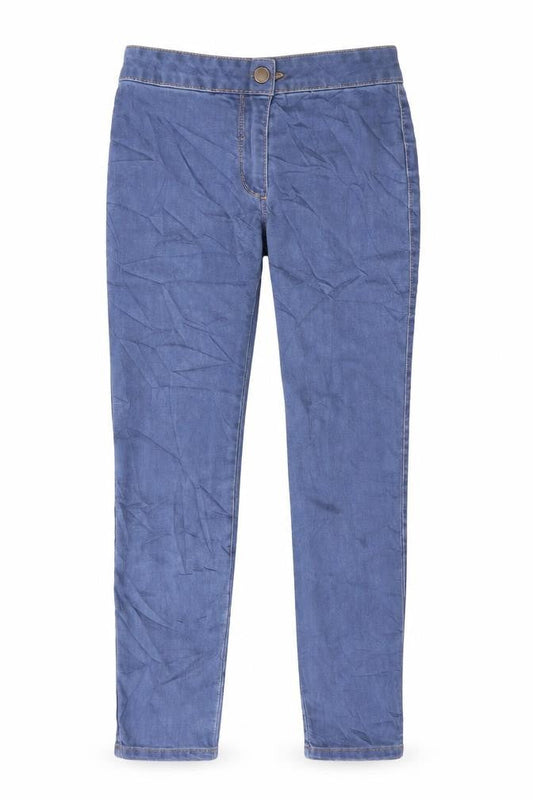 /Denim Womens Blue Cotton Skinny Jeans Size 10 L29 in Regular Button