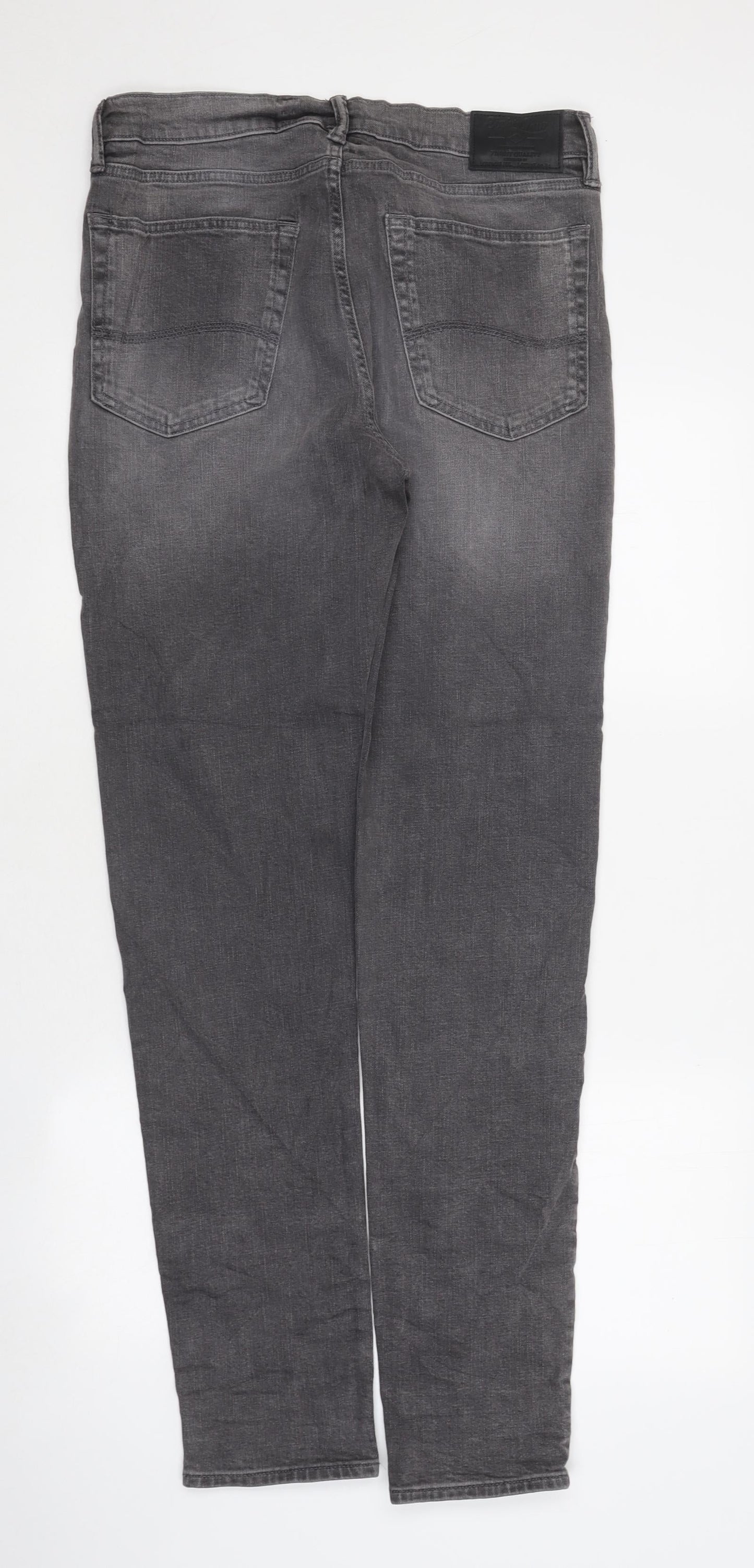 Marks and Spencer Womens Grey Coir Skinny Jeans Size 12 L32 in Regular Zip