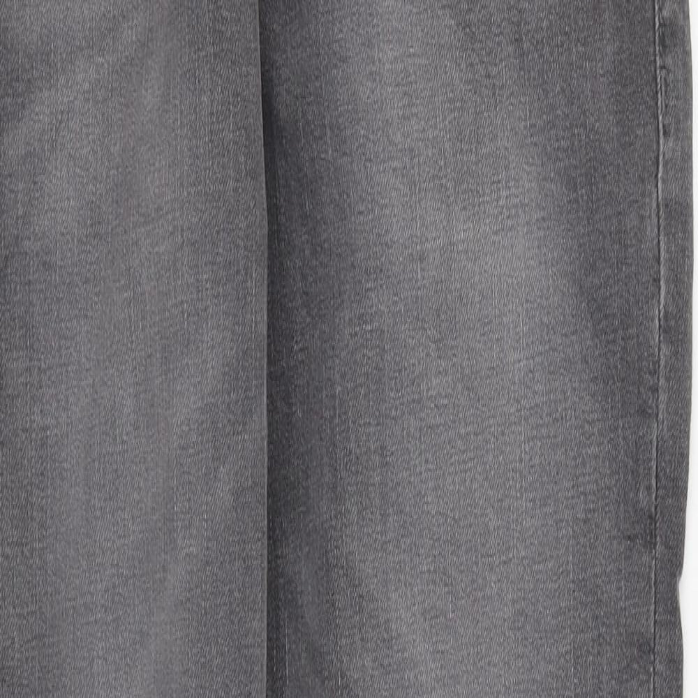 Marks and Spencer Womens Grey Coir Skinny Jeans Size 12 L32 in Regular Zip
