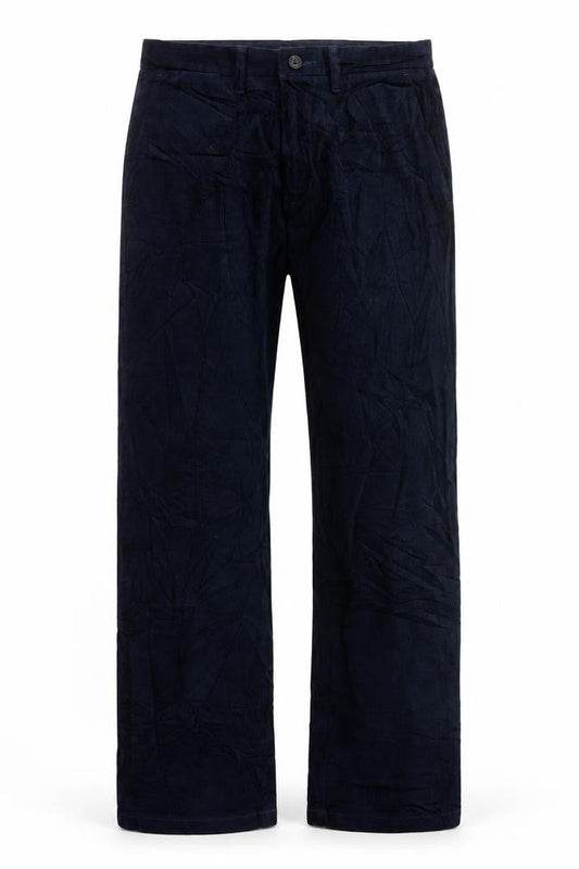 Marks & Spencer Mens Blue Cotton Blend Straight Jeans Size S L31 in Regular Zip