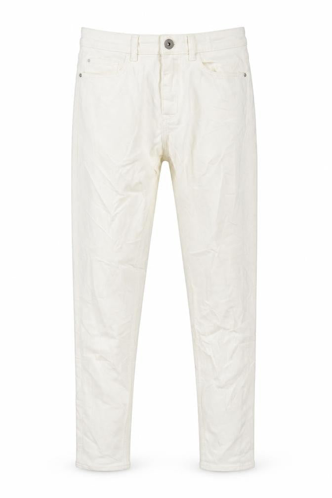 Marks & Spencer Womens White Cotton Skinny Jeans Size 12 L28 in Regular Zip