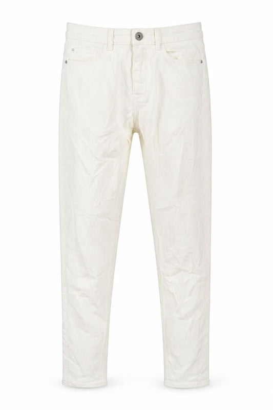 Marks & Spencer Womens White Cotton Skinny Jeans Size 12 L28 in Regular Zip