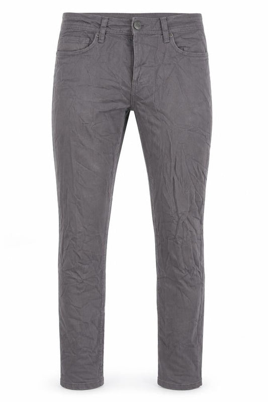 Denim & Co. Mens Grey Cotton Skinny Jeans Size 28 in L30 in Regular Zip