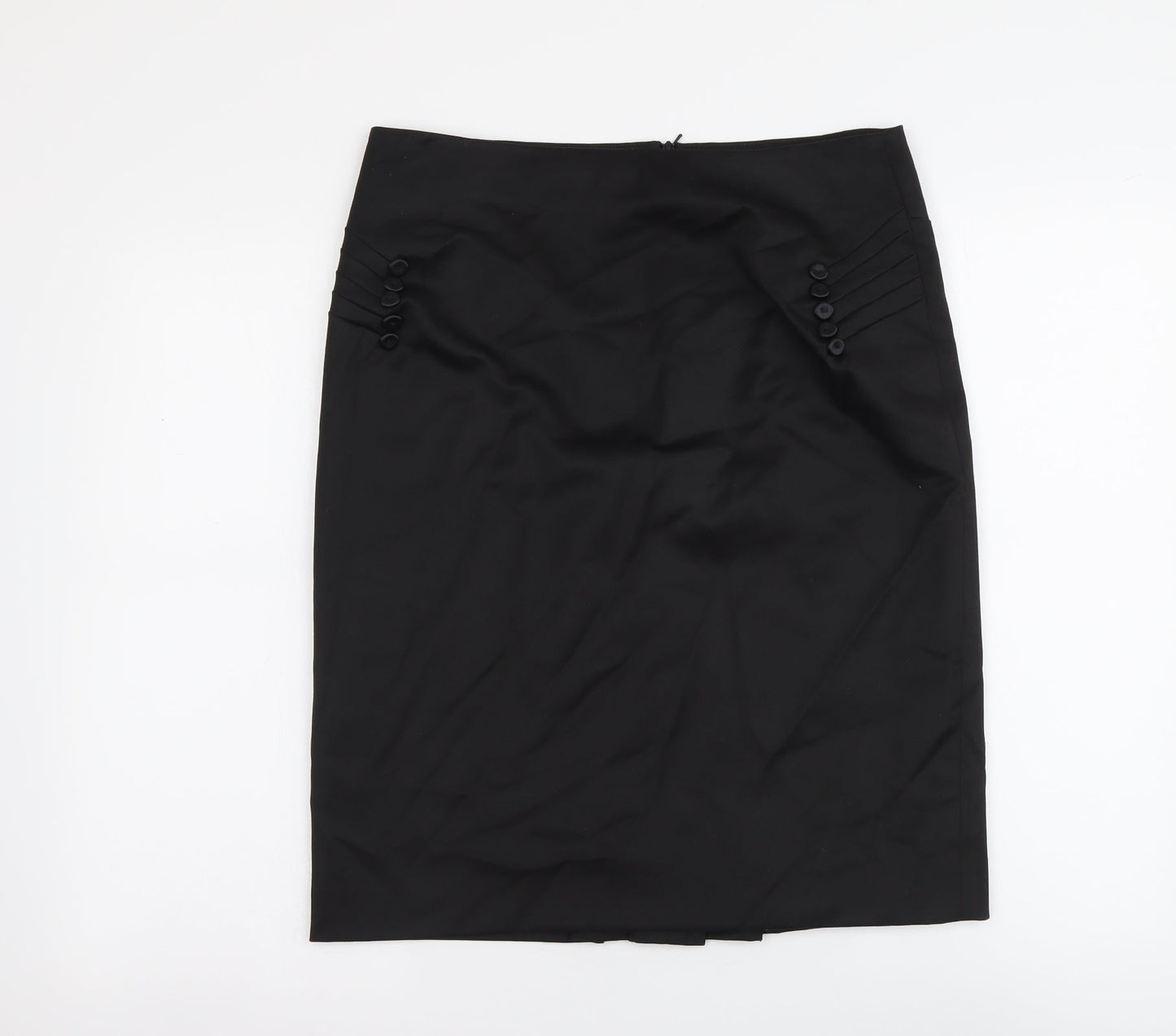 Principles Womens Black Polyester A-Line Set Size 14 Zip