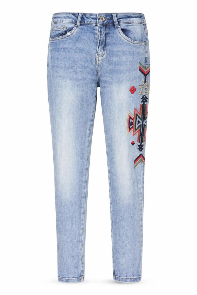 LFT Denim Womens Blue Cotton Skinny Jeans Size 26 in L25 in Regular Button