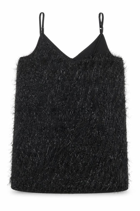 NEXT Womens Black Polyester Camisole Tank Size 12 V-Neck
