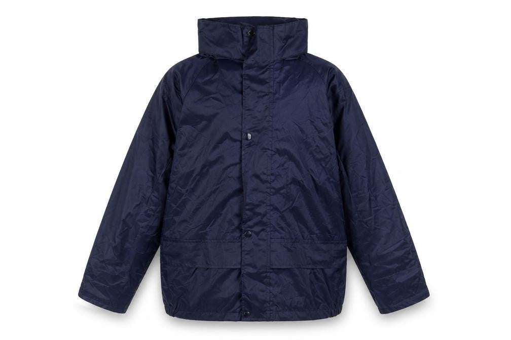Wetplay Boys Blue Rain Coat Coat Size 7-8 Years Zip