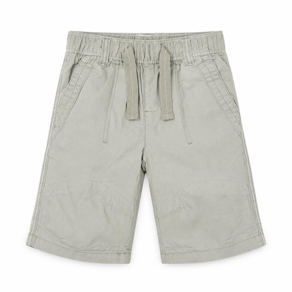 Next Boys Beige Cotton Cargo Shorts Size 5 Years L8 in Regular Drawstring