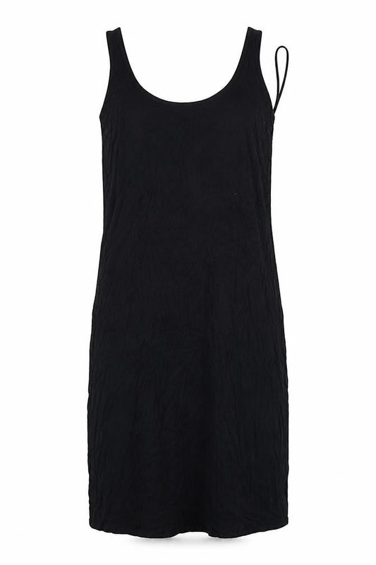 Marks & Spencer Womens Black Viscose Bodycon Size 10 Scoop Neck Pullover