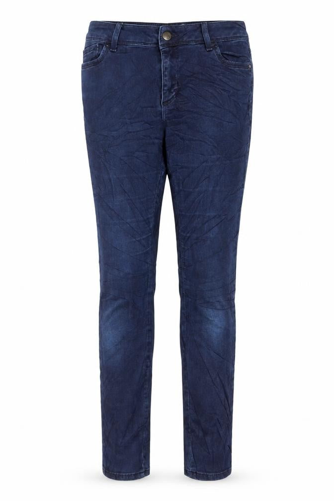 Marks & Spencer Womens Blue Cotton Skinny Jeans Size 10 L30 in Regular Button