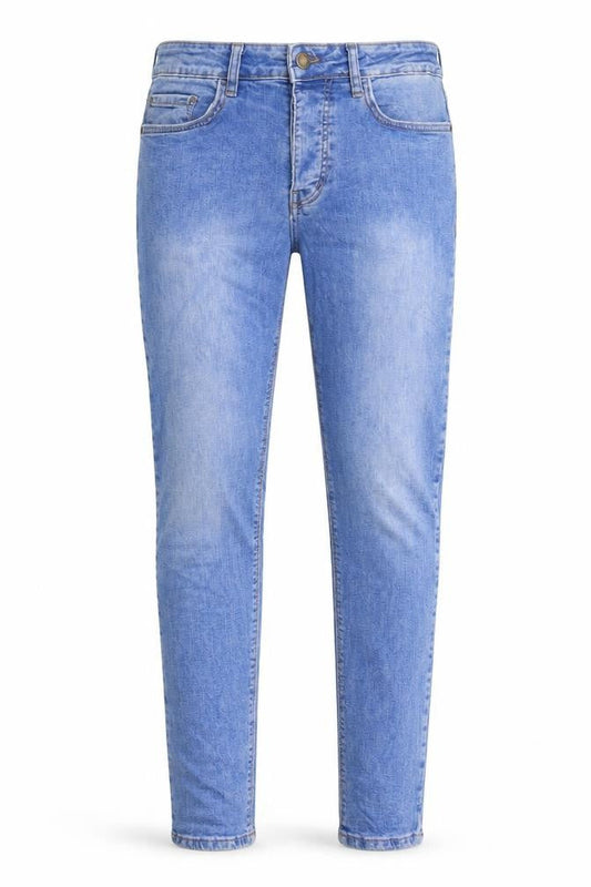 Denim & Co. Mens Blue Cotton Skinny Jeans Size 30 in L30 in Regular Button