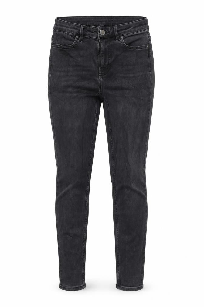 Oasis Womens Black Cotton Skinny Jeans Size 12 L28 in Regular Zip