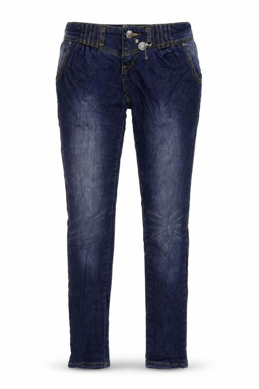 Monday Womens Blue Cotton Skinny Jeans Size 10 L30 in Regular Zip