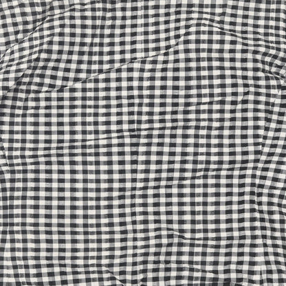 Roman Womens Black Check Jacket Size 18 Button