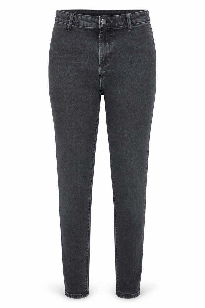 Denim & Co. Womens Black Cotton Skinny Jeans Size 10 L28 in Regular Button