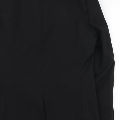 Preloved George Mens Black Polyester Jacket Blazer - Label