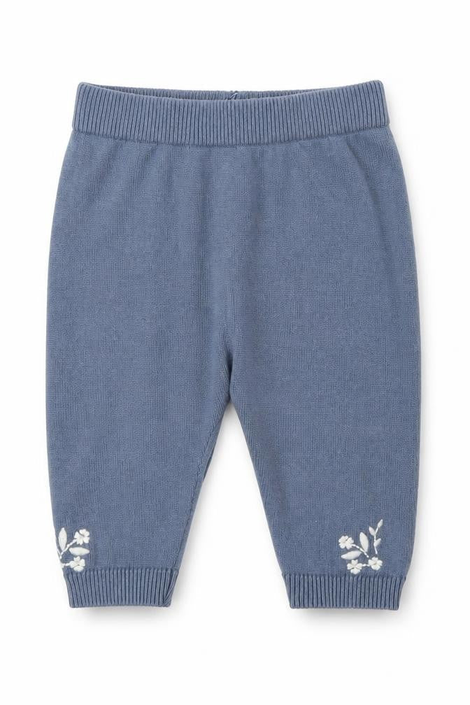 TU Baby Blue Cotton Jogger Leggings Size 0-3 Months Pullover