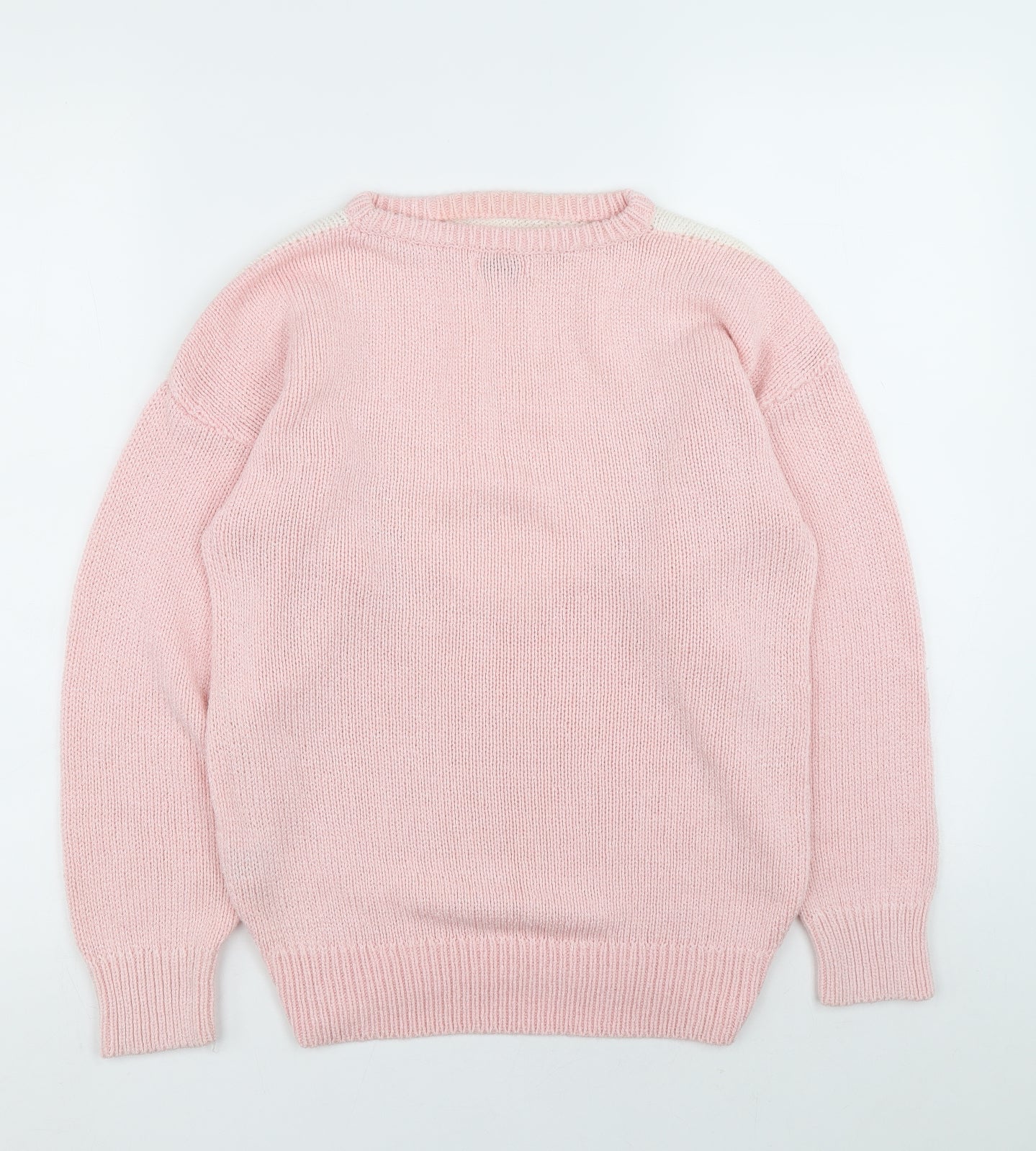 Planet Womens Pink Roll Neck Viscose Pullover Jumper Size S