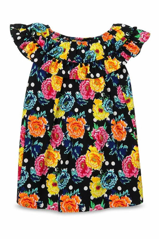 ASOS Womens Multicoloured Floral Polyester A-Line Size 10 Round Neck Pullover