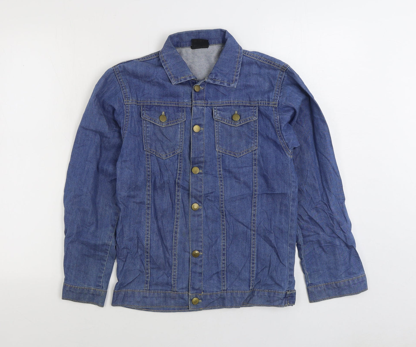 Five States Womens Blue Jacket Size S Button