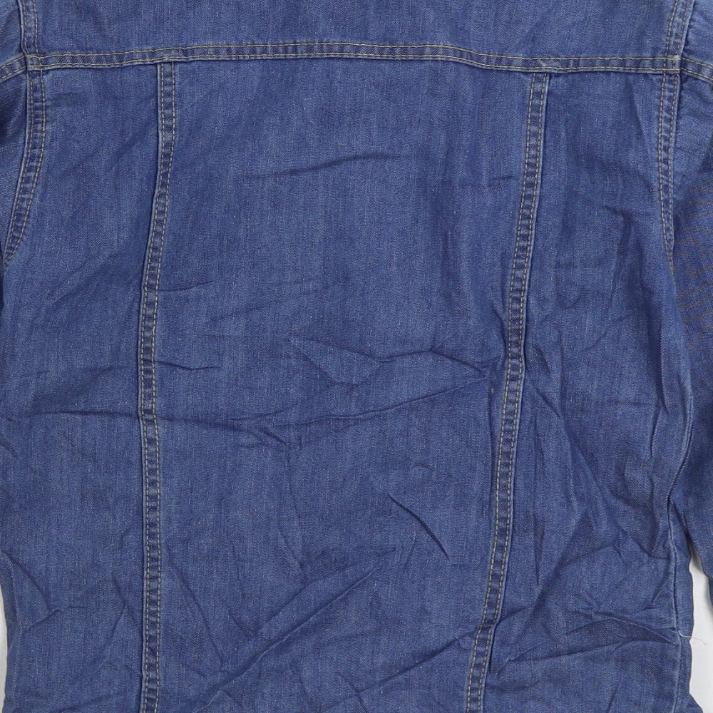 Five States Womens Blue Jacket Size S Button