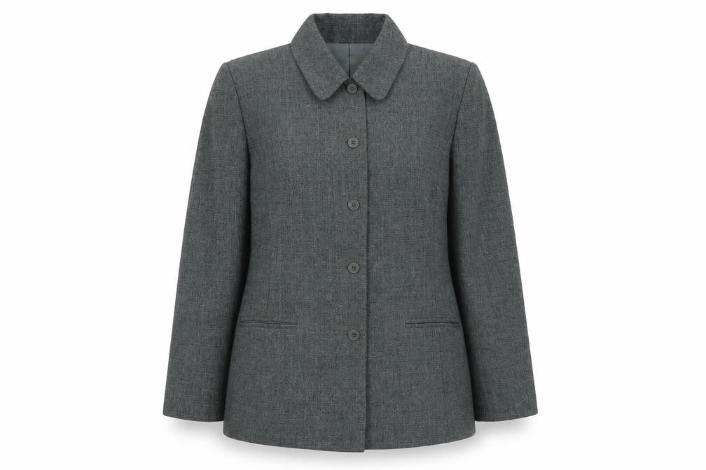 BHS Womens Grey Jacket Size 14 Button