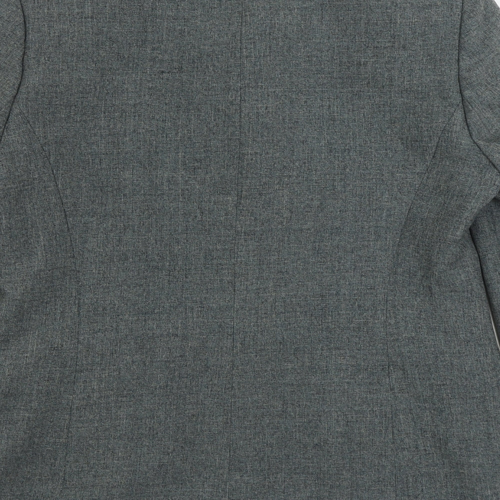 BHS Womens Grey Jacket Size 14 Button