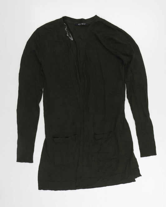 Select Womens Green V-Neck Viscose Cardigan Jumper Size 12