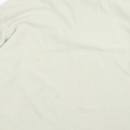 Hi Gear Womens Ivory Mock Neck Polyester Henley Jumper Size 14