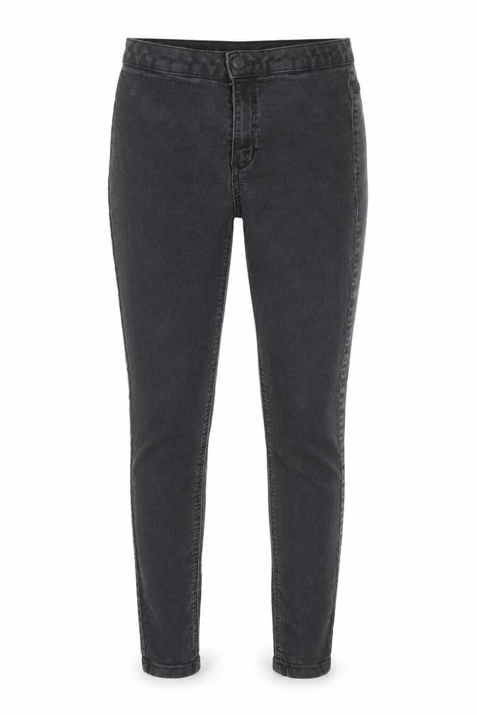 Marks & Spencer Womens Black Cotton Skinny Jeans Size 10 L27 in Regular Button