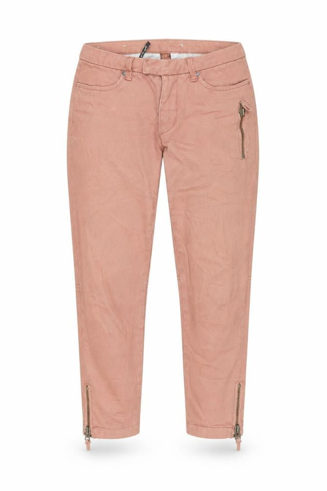 Part Two Womens Pink Cotton Capri Jeans Size 8 L25 in Regular Button