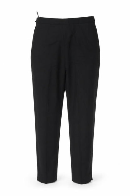 Per Una Womens Black Polyester Trousers Size 10 L28 in Regular Zip