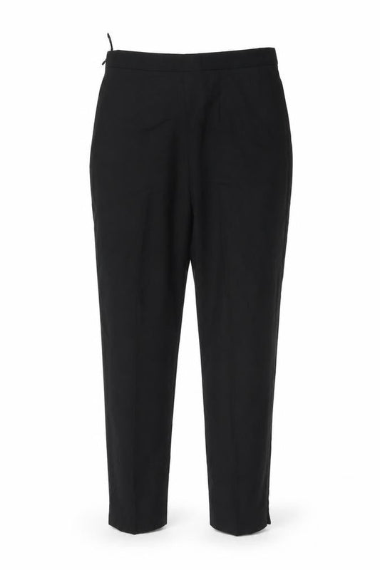 Per Una Womens Black Polyester Trousers Size 10 L28 in Regular Zip