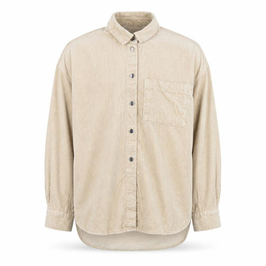 George Mens Beige Cotton Button-Up Size 14 Collared Button