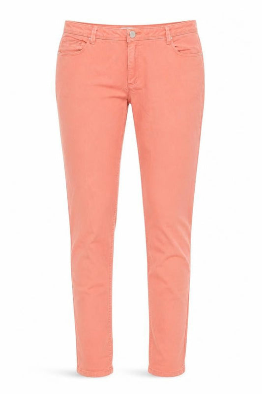 Promod Womens Pink Cotton Skinny Jeans Size 34 in L31 in Regular Zip