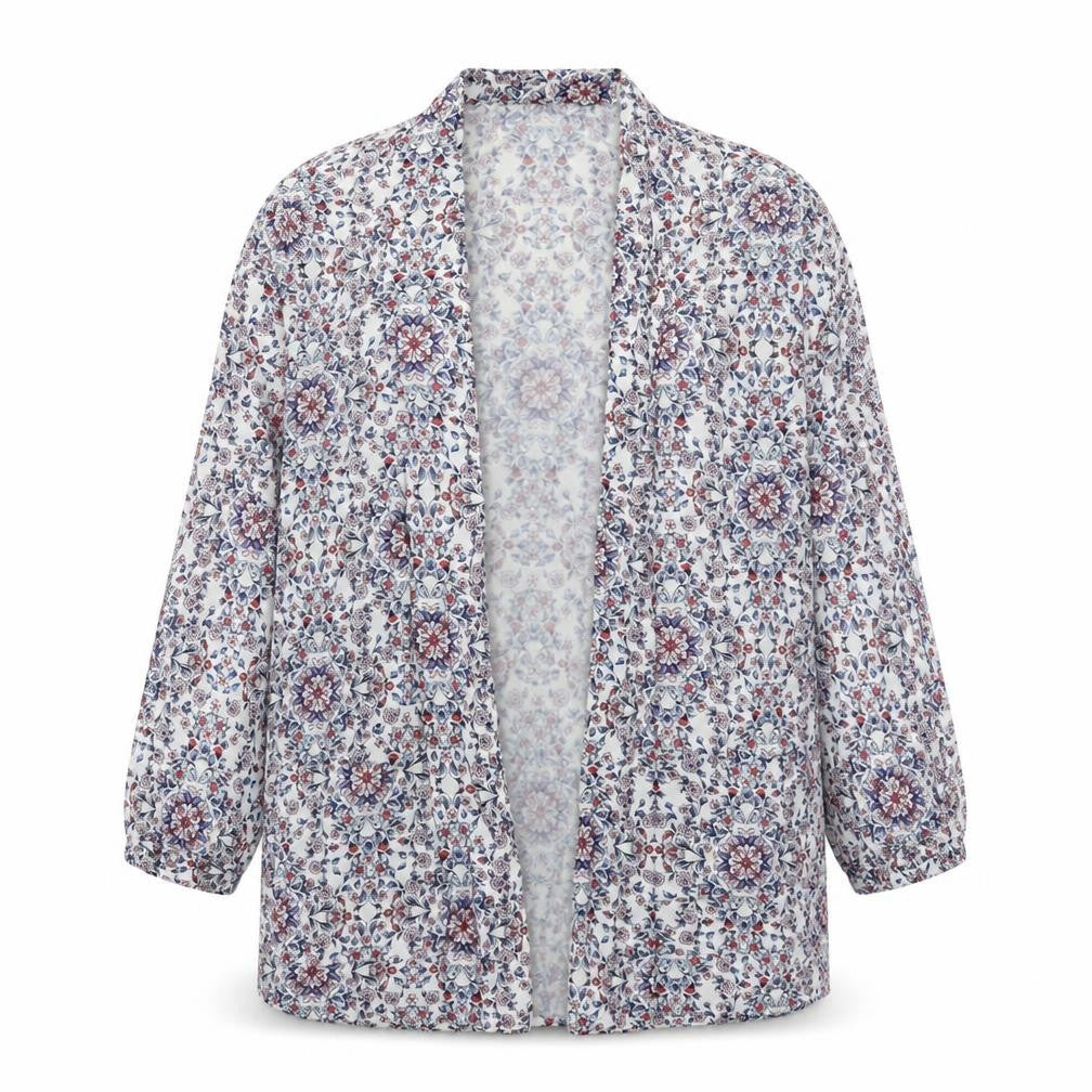 New Look Womens Multicoloured Floral Jacket Size 10