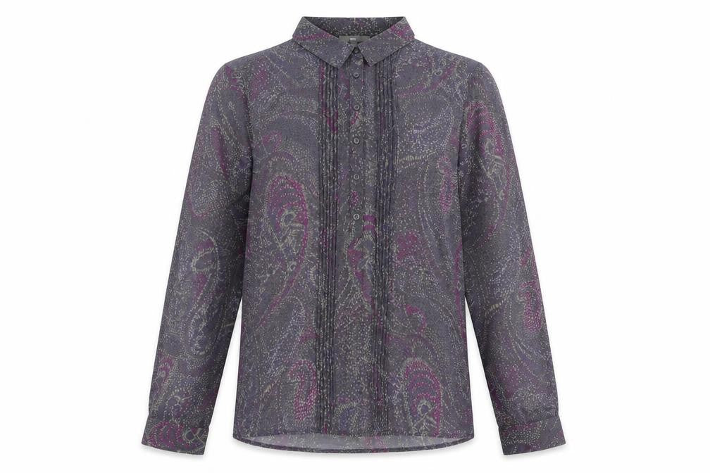 Gap Womens Multicoloured Paisley Polyester Basic Blouse Size S Collared