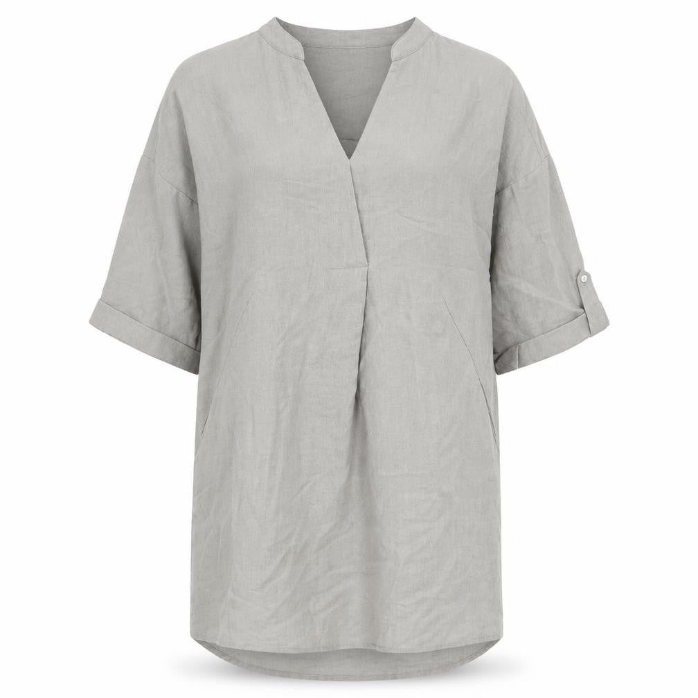 Viza Viz Womens Green Rayon Sheath Size 12 V-Neck Pullover