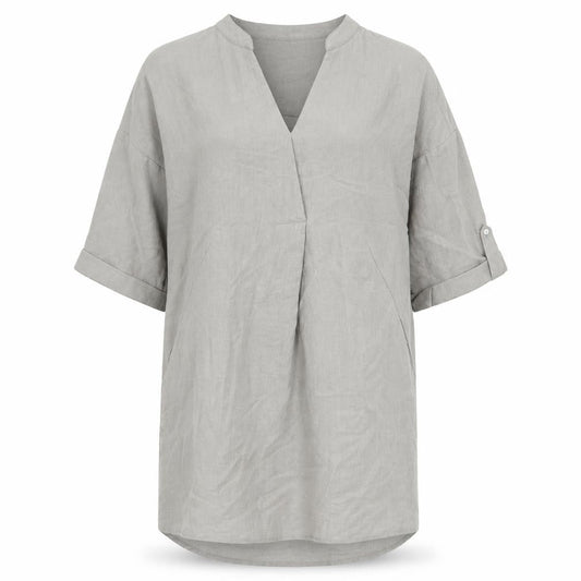 Viza Viz Womens Green Rayon Sheath Size 12 V-Neck Pullover