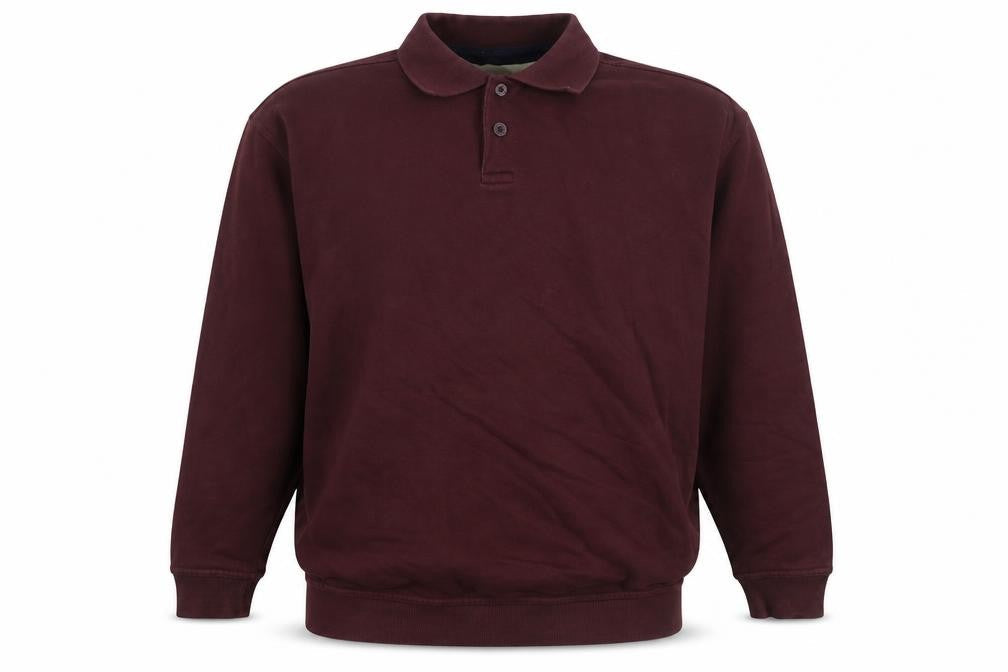 EWM Mens Purple Cotton Pullover Sweatshirt Size L